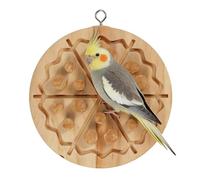Bird Chew Toys - Wooden Chew Game with Removable Corks | Small Bird Toy For Home Training Mental Stimulation Physical Exercise Boredom Prevention Beak Health Environmental Enrichment and Others