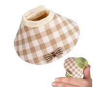 Bird Collar for Feather Plucking, Adjustable Recovery Cone for Parrot, Pet Bird Protective Neck Cover for Quaker, Monk Parakeets, Sun Conures, Cockatiels, 1 Piece