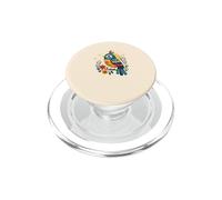 Bird Color Life Spring Summer Floral Abstract Art Aesthetic PopSockets PopGrip para MagSafe