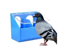 Bird Container - Pigeon Reservoir for Sanctuary | High Intake Storage with Protective Hood & Anti-Spill Tray, Winged Animal Supply for Parakeets, Parrots, Finches and Doves