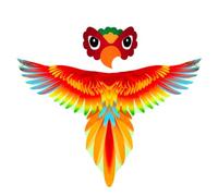 Bird Costume - Double Sided Cosplay Outfit, Elastic Band Dress Up Clothing | Bird Cosplay Outfit - Reversible Costume for Parties | Lightweight Fabric Design with Elastic Bands for Stage Events