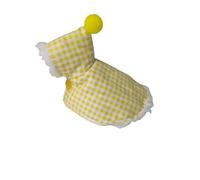 Bird Diaper, Bonita Capa de Loro, Ropa for pájaros, Ropa Exterior Gruesa y cálida(Yellow,S)