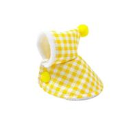 Bird Diaper, Capa cálida for pájaros, Ideal for Salir en Invierno, Disfraz, Ropa Gruesa y Colorida for Loros.(Yellow S)