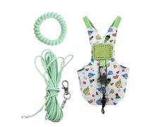 Bird Diaper Harness - Adjustable Parrot Training Suit with Rope