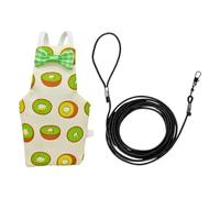 Bird Diaper Harness - Comfortable Pet Parrot Suit with Training Rope | 3.35x2.17 60g | Cockatiel Harness | Breathable Harnes For Lovebirds Macaws Parakeets Conures Cockatiels Finches, Polyester