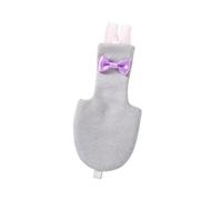 Bird Diaper, Pañal for Loros con Pajarita, Bonito Traje de Vuelo, Ropa for cotorras de mejillas Verdes, periquitos, Palomas y Mascotas.(Gray,XS(Old))