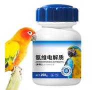 Bird Digestive Support Powder, Natural Gut Health Supplement, Daily Nutrition Formula Parrots and Birds, Wellness Growth Energy Internal Balance, Perfect for Proper Development, 200g