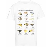 Bird Drones of North America Camiseta Blanca De Manga Corta para Hombre