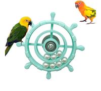 Bird Enrichment Wheel, Rotating Cage Toy, Interactive Chew Activity Toy, Ideal for Small Pets Birds Cage Play Exercise Boredom Relief Perch Accessory, Smooth Spin Mechanism for Active Pet Play