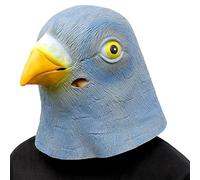 Bird Face Látex, Funny Cosplay Gear, 11.81 X 9.84 X 11.02 Pulgadas Diseño Realistic, Bird Headgear for Halloween, Outdoor Performance, Festival, Carnival, Disfraz Fiesta, Eventos