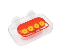 Bird Feeder, Comedero de colibrí for Ventana con 4 Puertos de alimentación, ventosas Fuertes, Botella Colgante for Bebedero de Agua for pájaros de jardín for Exteriores,for Garden(A)