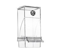 Bird Feeder, Comedero for pájaros Loros, dispensador automático a Prueba de derrames, comedero Exterior a Prueba de Salpicaduras