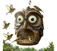 Bird Feeder Estatua - Resin Tree Face Feeder | Hanging Garden Decor | Resin Construction, Tree Face Design, Built-in Hanging Hook, Suitable For Gardens Patios And Balconies