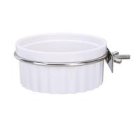 Bird Feeder, Food Dispenser, Adjustable Design Convenient Access Sturdy Construction Saving Space-Saving Secure Attachment, Water Container for Pets, Small Animal, 5.12x3.94x1.77inch