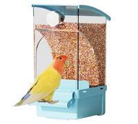 Bird Feeder for Cage, Bird Food Dispenser, Cage Accessories, Easy-to-Install Design, Feeding, for Cockatiel, Parrot, Cockatoo, Canary, Parakeet, Conure, 7.09x3.35x4.33 Inches