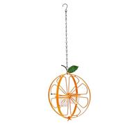 Bird Feeder, Outdoor Oriole Feeder, Double Food and Water Container, Hanging Pet Birds Accessory, Sparrow Feeders for Parakeets, Cockatiels, Canaries, Parrots, Backyard Use, Orange Color