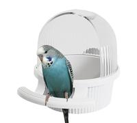 Bird Feeder, Parakeet Cage Dispenser Feeder, Anti-Splash Food Container For Parrots, Pigeons, Cockatiels & Budgies, Resistant & Easy-to-Use, Ideal For, Feeding