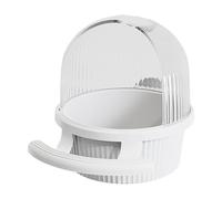 Bird Feeder, Parakeet Cage Feeder, Anti-Splash Bird Feeder, Parrot Food Dispenser, Cage Bird Feeder, Parakeet Food Container, Cockatiel Feeder, Pigeon Feeder, Budgie Feeder, Parrot Cage Feeder