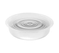 Bird Feeder Tray, Round Treat 6.26x7.28x1.57 Inch Bowl, Feeding Gadget with Grip, Stylish Garden Accessory with Style Finish, Outdoor Accessories for Sparrow Finch Lovebird Park Courtyard Terrace Deck