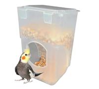Bird Feeder | Weatherproof Anti-Splash Pet Food Dispensser,Bird Feeder Inside Cage,for Canaary Cockatoos Parakeet Conure Lovebirds