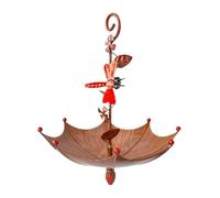 Bird Feeders For Outdoors - Hangable Hummingbird Food Tray Umbrella-Shaped | Anti-Spill Decorative Feeding Plaťform For Garden Patio | Atracts Butterflies Bees Wild Birds Colorful Design