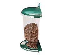 Bird Feeders, Parrot Automatic Feeding Bowl 8.86x4.92x3.94 Inches, Weatherproof Hanging Feeder with Suction Cup, Outdoor Feeding Station for Hummingbirds Window Use