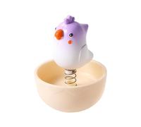 Bird Food Bowl - Chew-Resistant Interactive Wobble Dish Toy, Feeder Cup, Parrot Foraging Vessels | Avian Feeding Platters Cockatoo Treat Stations For Cockatiel Conure Macaw Parakeet Lovebirds Small
