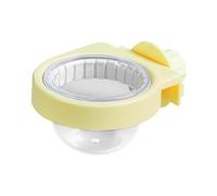 Bird Food Bowl, Parrot Feeder and Water Dispenser, Clamp-On Watering Bowl 3.78x2.83x1.65 Inches for Cockatiels, Lovebirds, Chinchillas, and Small Pets