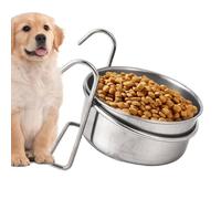Bird Food Bowl, Parrot Feeding Cups, 3.94x1.77in Stainless Steel Water Bowl, Sturdy Spill Proof Design, Suspending Mount for Cockatiels, Conures, Lovebirds, Parakeets, Indoor