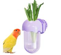Bird Food Dishes for Cage, Parrot Feeder Cups, Secure Clamp Bowl, Water & Food Container, Durable Abs PP Material, 3.9x3.23x2.2 Inches / 3.74x3.74x2.95 Inches, Easy Install Design