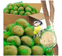Bird Food, Fat Food for Wild Birds, Fat Balls 50 x 90 g with Net in Bucket
