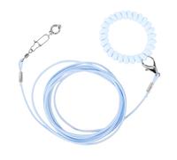Bird Foot Chain - Tobillera duradera para picar mordeduras de pájaro desmontable con cada hebilla | Cuerda de entrenamiento de vuelo ultra ligera para cacadosis y pequeños soles,