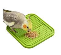 Bird Foraging Toys - Interactive Feeding Mat for Parakeet Conure | Soft Fabric Puzzle Design with Hidden Food Compartments Mental Stimulation Training Aid Cage Ground Use Indoor Outdoor Enrichment