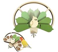 Bird Foraging Toys, Interactive Parrot Training Game for Cage, Enrichment Puzzle Toy Lovebird Cockatiel Parakeet Parrotlet, Stimulating Feeder Activity Small Birds Home Aviary Use