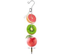 Bird Fruit Holder, Parrot Fruit Skewer, Stainless Steel Food Holders, Cage Decoration Enrichment Toy, Pets Companion for Parakeets, Conures, Lovebirds, Birds, Pet Accessories, 11.81 pulgadas