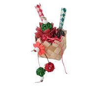Bird Gnawing Toy Medium Parrots, Parakeets, Cockatiels, and Budgies, Colorful Chewing Cage Toy Teething, Interactive Play and Beak Health, Safe Toy Pet Birds, Fun Bird Chewing To