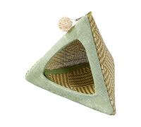 Bird Hammock, Hangable Parakeet Bed, Decorative Cooling Nest, 18,5 x 18,5 cm Transpirable Cozy, for Cockatiel, Macaw, Lovebird Sleeping Hideaway in Cage Oro Aviary Supporting Bird