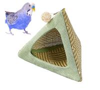 Bird Hammock, Hangable Parakeet Bed, Decorative Lovebird Hideaway, Breathable Cooling Nest, Soft Comfortable Design, Easy Installation, Perfect for Cockatiel, Macaw, 7.28x7.28 Inches