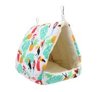 Bird Hammock Nest, Cotton Hanging House, 2 Size Options, Soft Winter Shelter, Indoor Outdoor Habitat, Cozy Pet Nest for Parrots, Decorative Bed, Animal Lover, Small Medium Birds