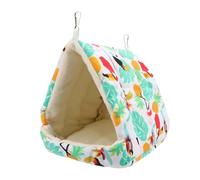 Bird Hammock Nest, Lovebirds Cage Decor, Pet Habitat, Winter Warm Resting, Compact Cotton Material, Cozy & Comfortable, Ideal for Cockatiel, Budgerigar, Conure