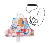 Bird Harness - Adjustable Retractable Pet Fly Clothes | Bird Harness and Traction Rope for Macaws, Sparrow, Parakeet, Lovebird, Conures, Cockatiels, Outdoor Walking, Training, Safety