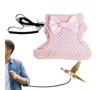 Bird Harness - Anti-Chew Mesh Rope Leash, Escape Resistant Flying Suit