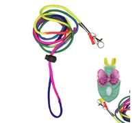 Bird Harness Diaper - fligt Suit Set, Fashion Birds Diapers, Soft Flights Suite Pigeon Pants Parrot Clothes for Small Medium Parakeet Cockatiel Harnes Wear Hygiene Travel Indoor Protection