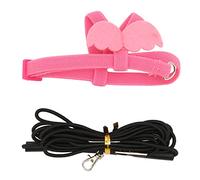 Bird Harness Leash | Sturdy & Adjustable Super Lightweight Traction Rope for Parrot Training/Outdoor Walking/Secure Flight Control | Cómodo Fit Ergonómico Handle (S)