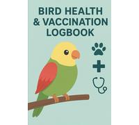 Bird Health & Vaccination Logbook: Pet Medical Record Book for Parrots, Parakeets, Cockatiels & Other Birds: Track Vet Visits, Immunizations, Medications & Care Notes