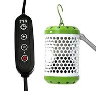 Bird Heat Lamp - 12.5x8.5x8.5cm Energy-Saving Safety Lamp, Anti-Scald Heating, Metal Construction | Reptiles Snakes Lizards Frogs Parrots Chicken Coop Bathroom Terrarium Pet Heater