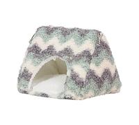 Bird Hideaway Tent - Cotton Parrot Cave, Winter Warm Snuggle Nest, Soft Thickened Cabin For Parakeet Cockatiel Cockatoo, Plush Bed, Stuffed Hanging Shelter, Comfortable Cage Accessory, Sleeping H