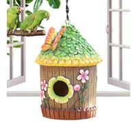 Bird House, al aire libre, la cadena de cabaña de pájaros colgables garantiza una fácil instalación de casas de aves, lo que permite a los usuarios detenerse rápidamente en su ubicación deseada sin co
