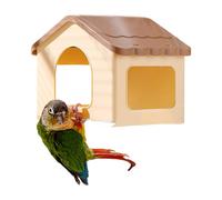 Bird House Bird Bed for Cage, Birds Tent House, Small 3-Sided Opening Pet Supplies with Pad, Parakeet Nesting Houses for Winter Indoor Aviary Breeding Sleeping Hiding Feeding Decor
