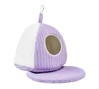 Bird House, Cage Habitat, 9.84x9.84 Inches Comfortable Parrot Bed with Soft Warm Nest, Pet Supplies for Parrot, Macaw, Cockatiel, Conure, African Grey, Lovebird, Small Medium Animals